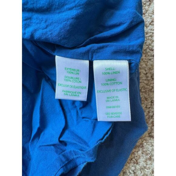Lilly Pulitzer Maileigh Linen dress, Blue, size 0, but fits large - Picture 12 of 14